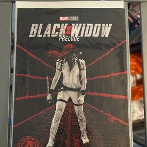 Black widow movie promo comic